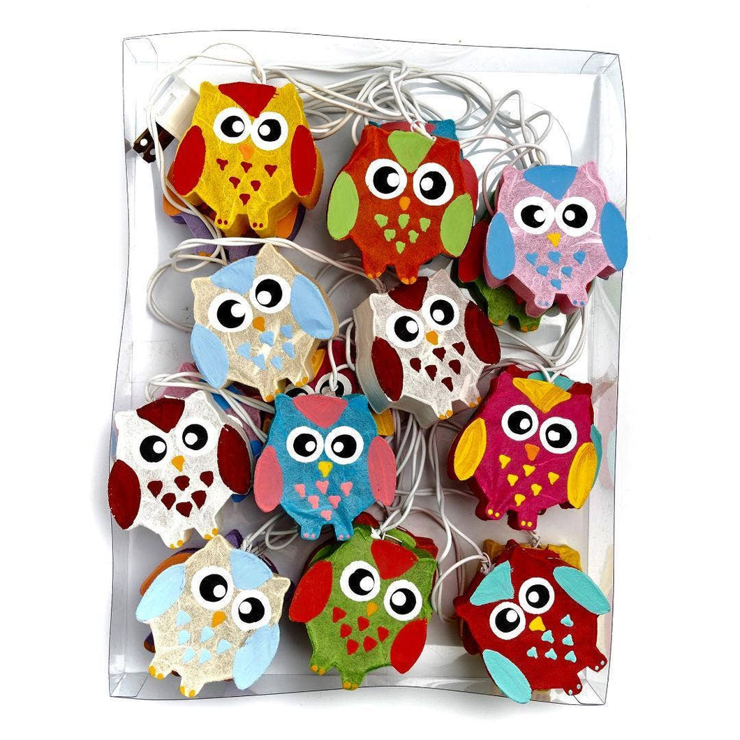 US Plug-In String Lights Owls (w): Default Title