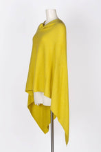 Load image into Gallery viewer, Cashmere Poncho Lime
