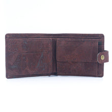 Load image into Gallery viewer, Sleek Bifold Cork Wallet with Snap Button BAG-2270-WALLET: C
