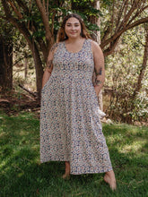 Load image into Gallery viewer, Cheri Plus Size Maxi Dress Matisse Navy: 1X
