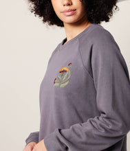Load image into Gallery viewer, Flower Pullover: XL / Charcoal
