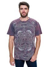 Load image into Gallery viewer, Men&#39;s T-Shirt Sacred Geometry Chakras Meditation: XL / Blue / 100% Cotton
