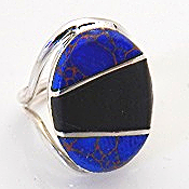 Load image into Gallery viewer, Southwest Native American Semiprecious Stone Tribute Rings
