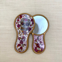 Load image into Gallery viewer, Sm. Pink Skull Handmirror, Peru
