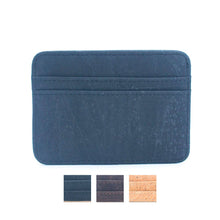 Load image into Gallery viewer, Men&#39;s RFID-Blocking Cork Card Wallets BAG-2253: Black
