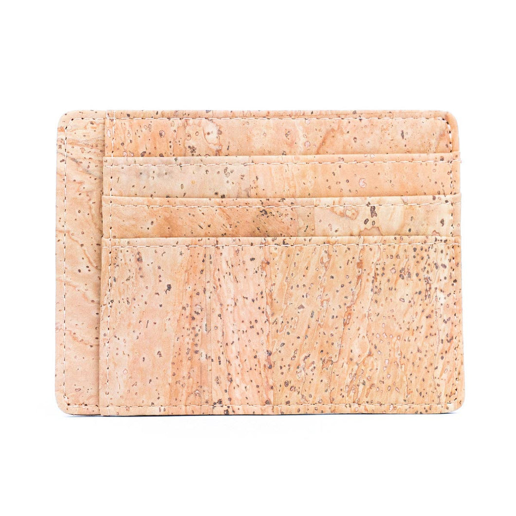 Ultra-Slim Cork Wallet in Three Elegant Colors BAG-2301: Natural