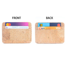 Load image into Gallery viewer, Men&#39;s RFID-Blocking Cork Card Wallets BAG-2253: Black
