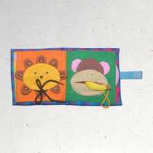 Load image into Gallery viewer, Animals Teach Me Kids Fabric Book (w): Default Title
