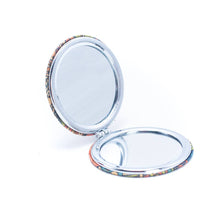 Load image into Gallery viewer, Pattern cork mirror round mirror  (9units）L-905-9: 9units-Mix
