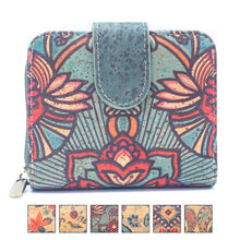 Load image into Gallery viewer, Pattern cork card wallet Cork Wallet BAG-2087: B
