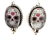 Load image into Gallery viewer, Day of the Dead Spooky and Scary Halloween Earrings
