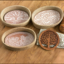 Load image into Gallery viewer, Tree of Life Shesham Trivet
