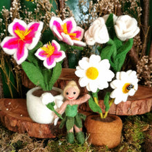 Load image into Gallery viewer, Handmade Felt Trixy the Garden Fairy Hanging Decoration
