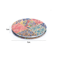 Load image into Gallery viewer, Pattern cork mirror round mirror  (9units）L-905-9: 9units-Mix
