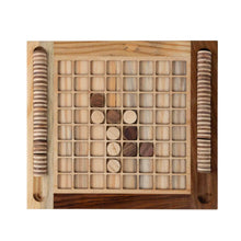 Load image into Gallery viewer, Handcarved Wood Reversi Game *
