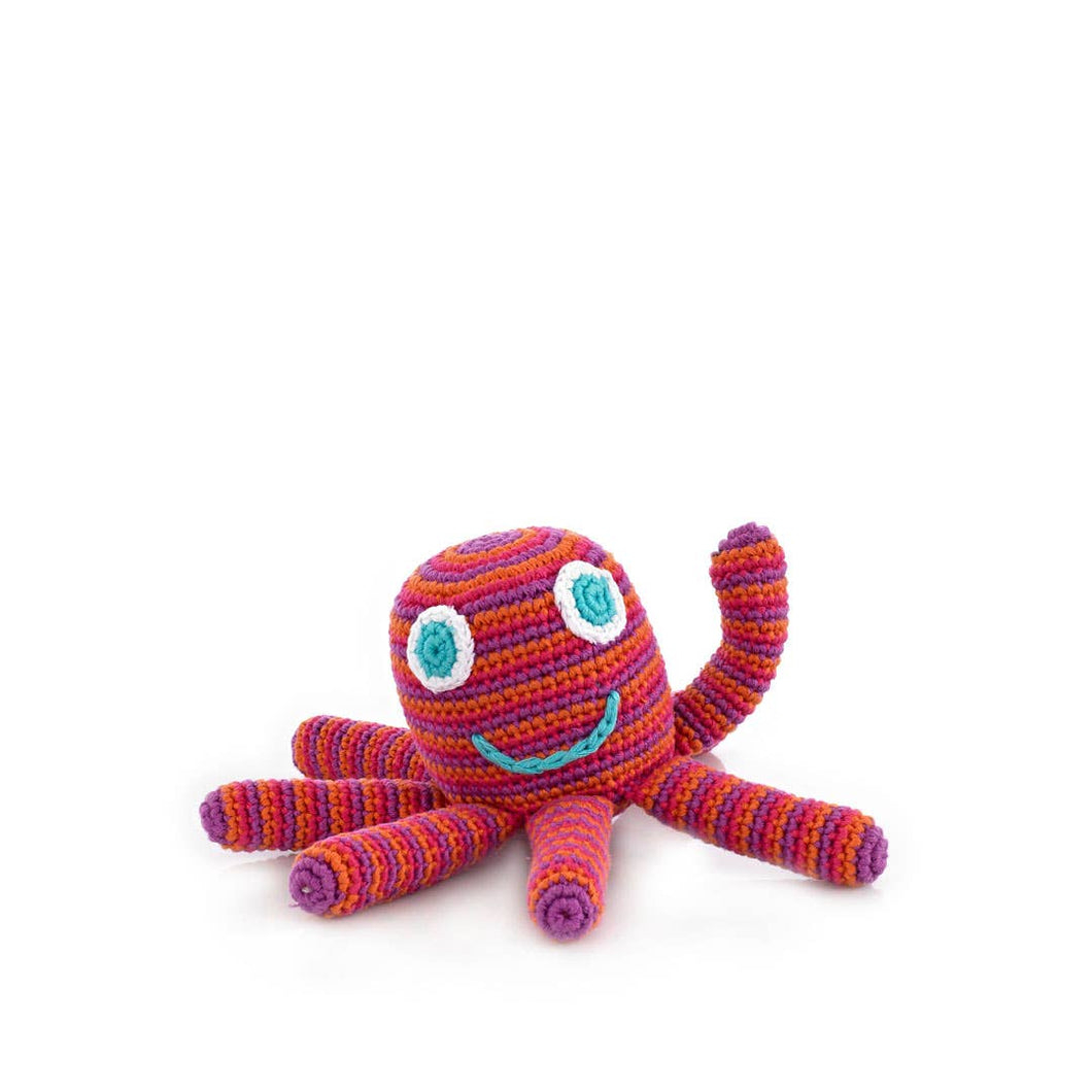 Plush Octopus Toy in Pink