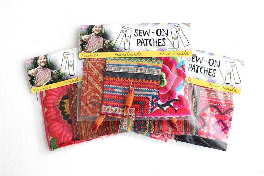 Upcycled Hmong Fabric Patch Kit - Thailand
