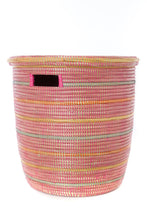 Load image into Gallery viewer, Sunrise Stripes Flat Lid Storage Basket
