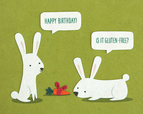 Gluten-Free Birthday Card