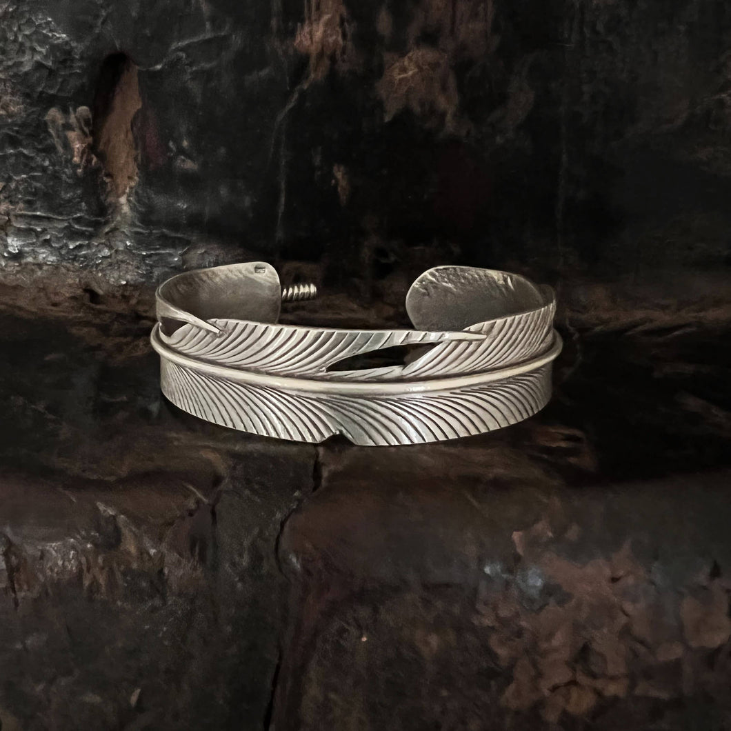 B7 - Feather cuff bracelet