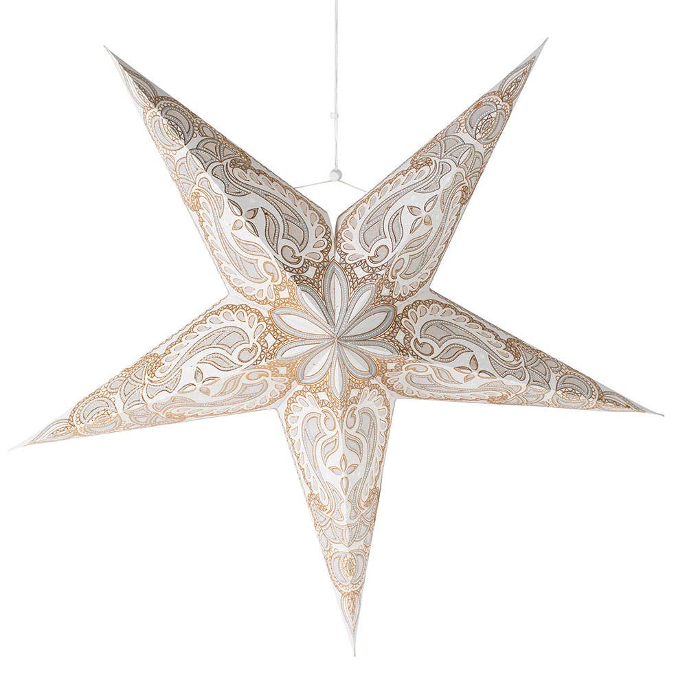 3D Paisley Paper Star