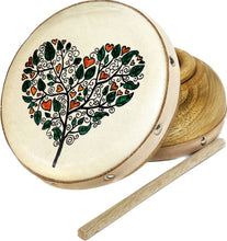 Load image into Gallery viewer, NEW! Tree of Hearts Frame Drum Jr. Instrument
