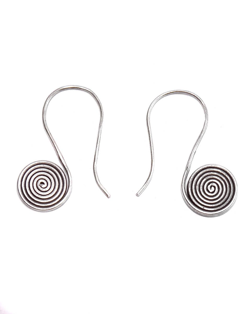 Tight Spiral Tribal Earring