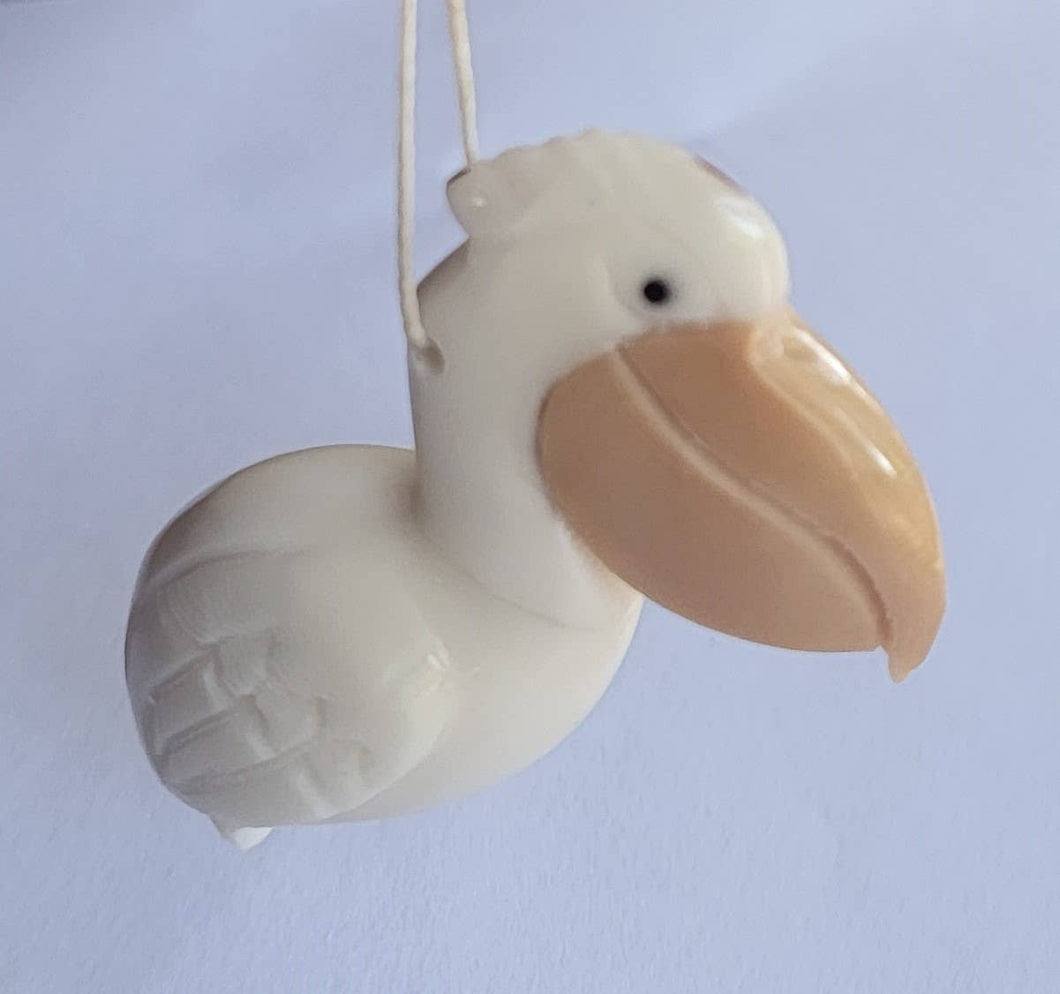 Pelican Tagua Ornament / suncatcher