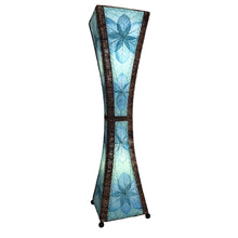 Load image into Gallery viewer, Large Hourglass Lamp in Sea Blue
