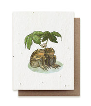 Load image into Gallery viewer, Two Toads Together Plantable Herb Seed Card: Glassine Sleeves
