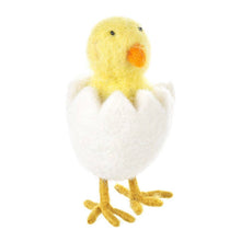 Load image into Gallery viewer, Handmade Felt Hatching Chick Standing Easter Felt Decoration
