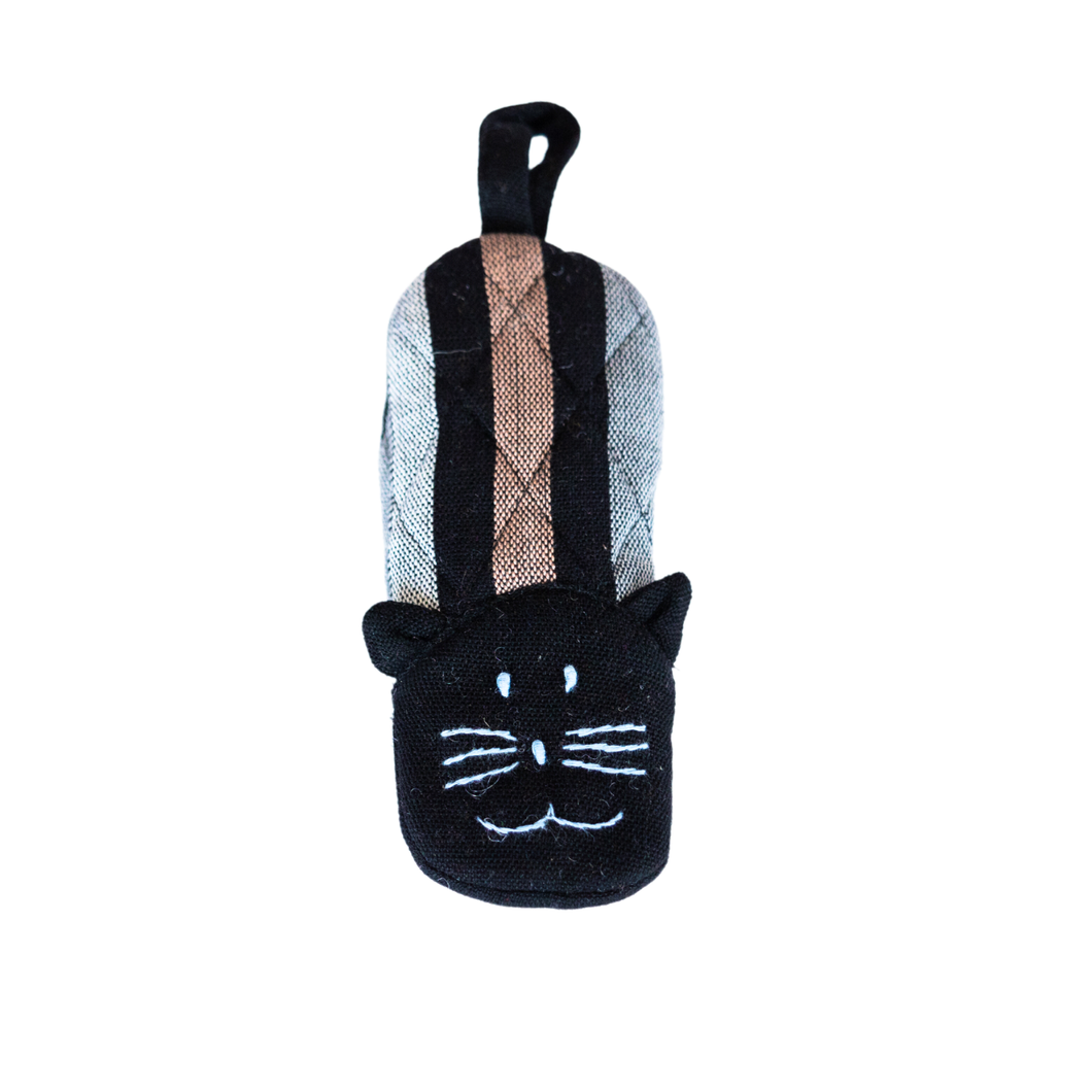 Cat Skillet Handle Holder: Slate