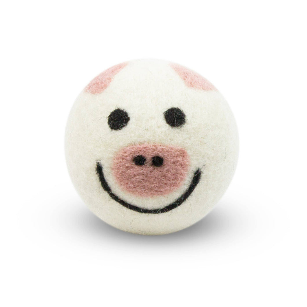 Single Eco Dryer Balls - All Colors & Patterns: Pig