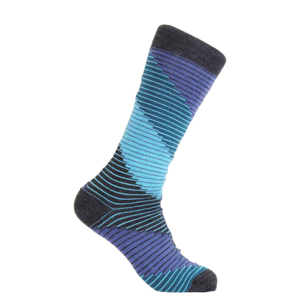 NEW! Alpaca Socks - Tetris - Aqua: Large