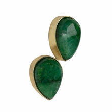 Load image into Gallery viewer, Ansoo Stud Earrings - Green
