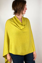 Load image into Gallery viewer, Cashmere Poncho Lime
