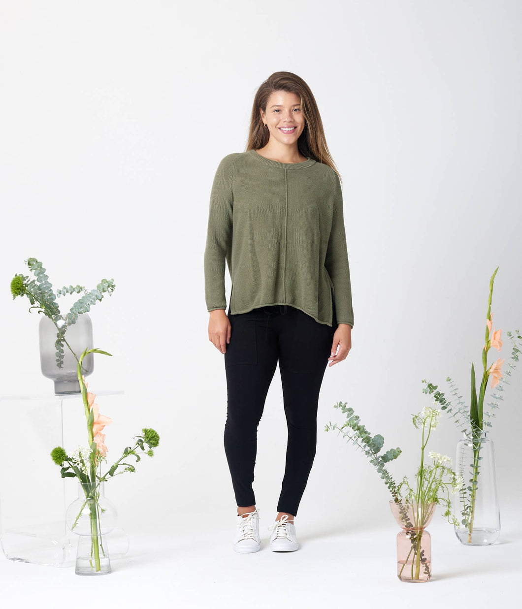 Solstice Sweater: M / Green