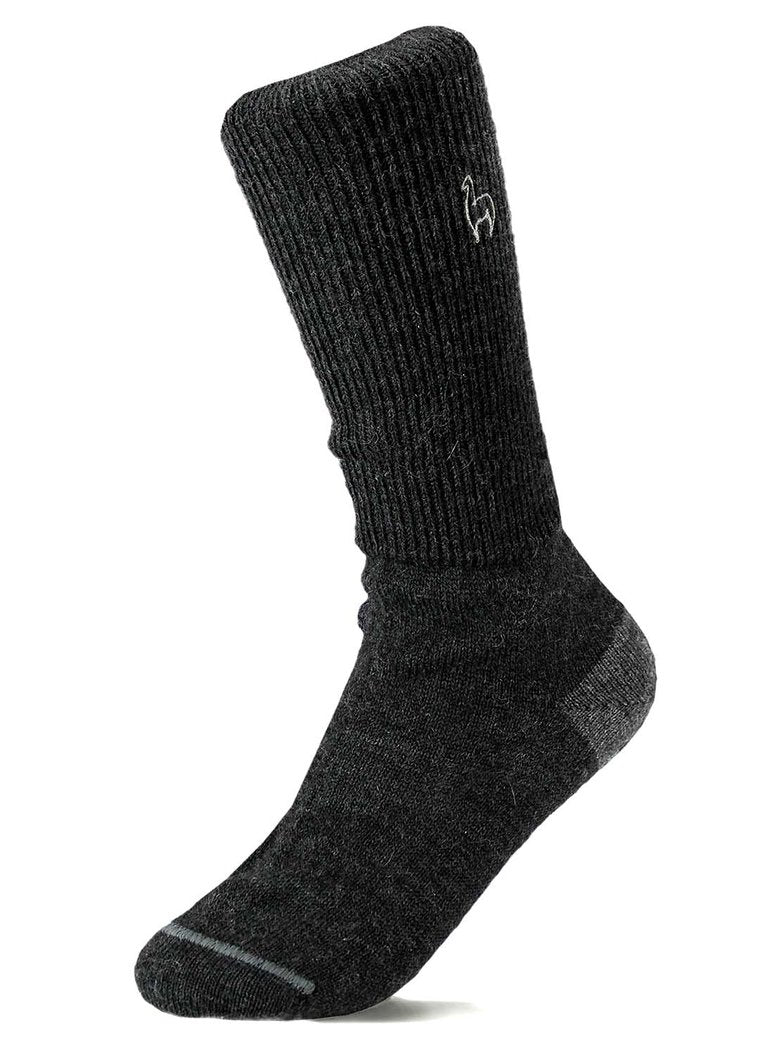 Alpaca Business Socks Black Medium
