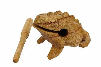 Frog Scraper Sm. Wood Block Instrument