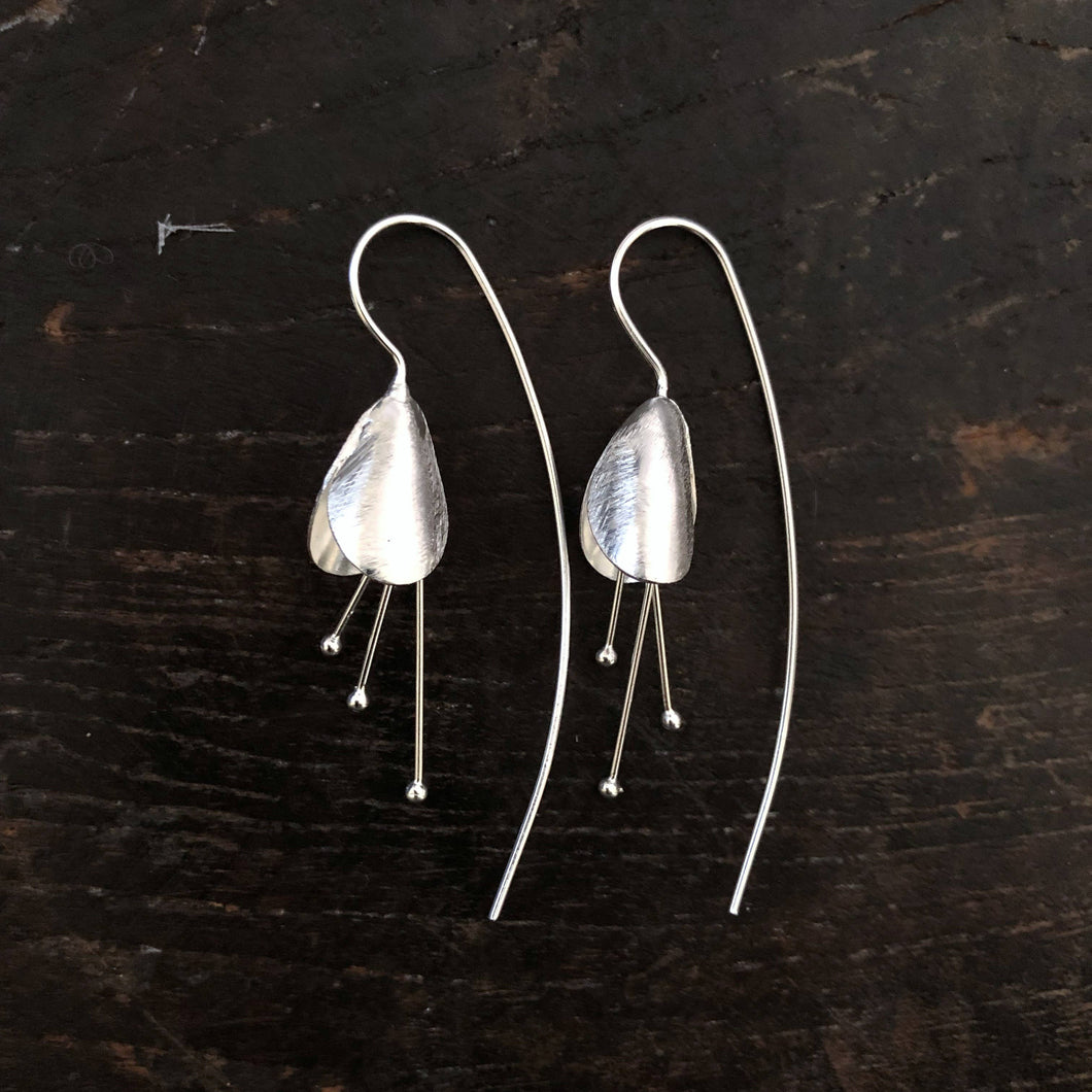 ESS5 - Sterling Bluebell earrings