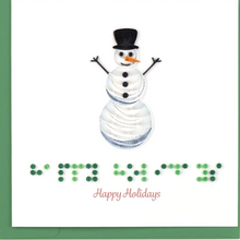 Load image into Gallery viewer, X-mas Card Braille Happy Holidays
