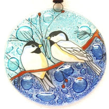 Load image into Gallery viewer, Glass Ornaments Chickadee
