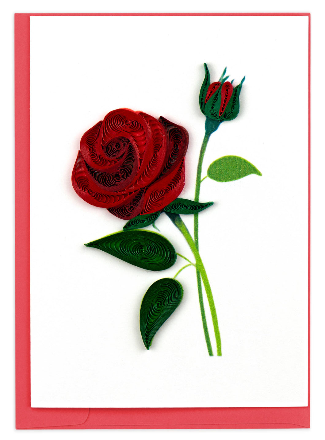 Rose Gift Enclosure Mini Card