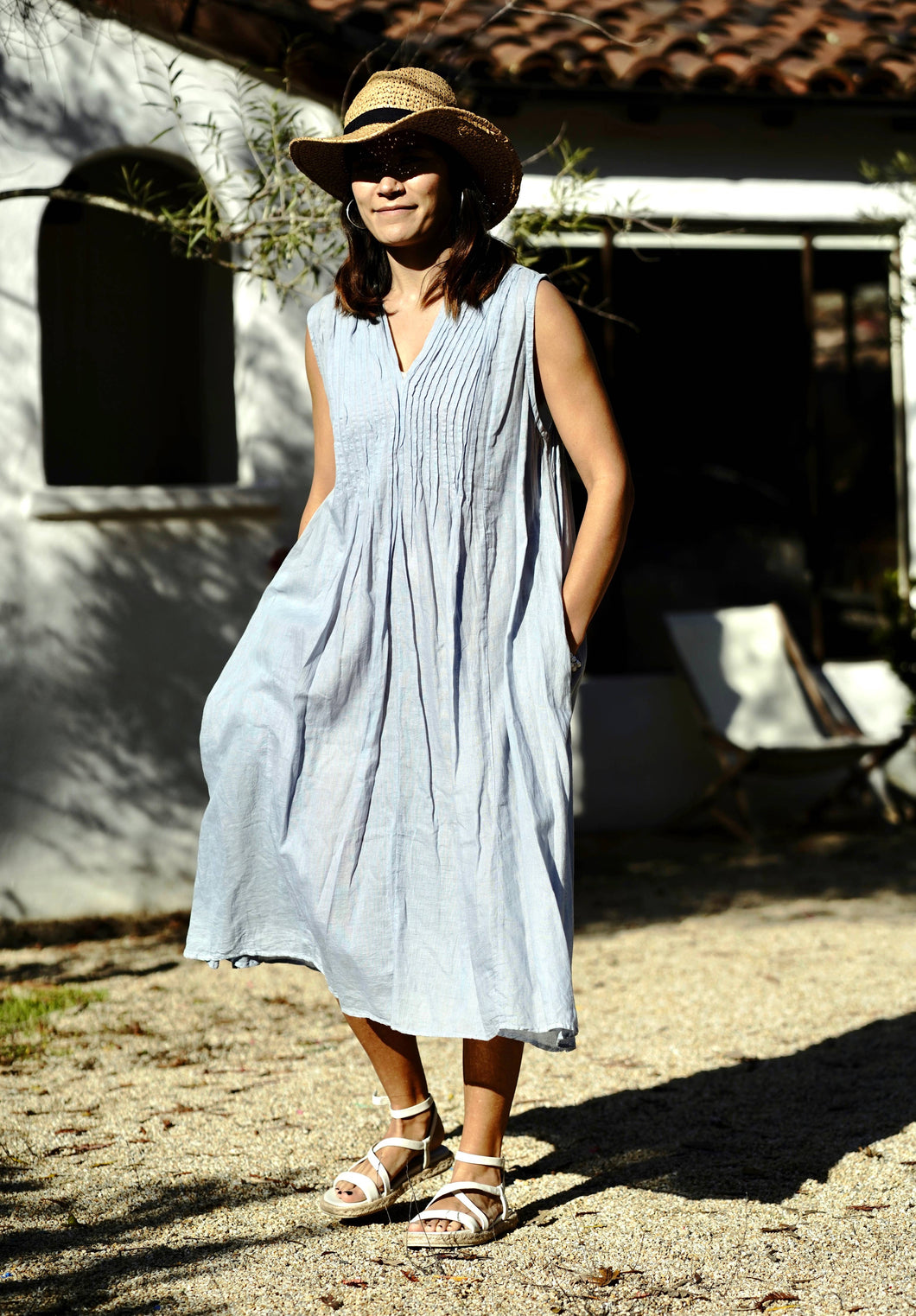 Val Cotton Dress Silver: One Size / Silver