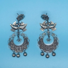 Load image into Gallery viewer, Sterling Silver Lovebird Earrings
